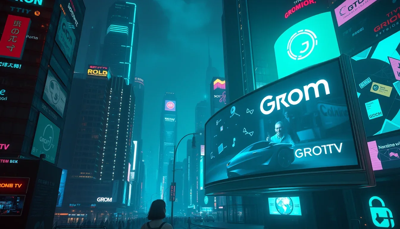AI видео для рекламы: Grom TV – первый в России генеративный онлайн-телевизор